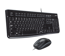 Load image into Gallery viewer, Logitech MK120 USB Keyboard and Mouse