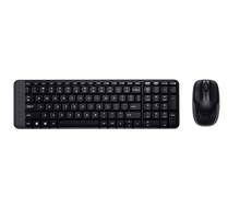 Load image into Gallery viewer, Logitech Wireless Mk220 Keyboard And Mouse Combo (black)