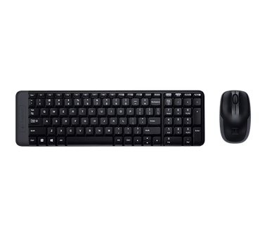 Logitech Wireless Mk220 Keyboard And Mouse Combo (black)
